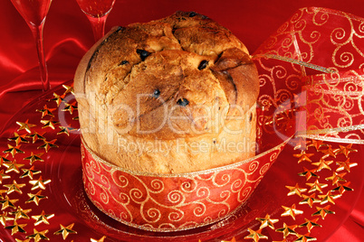 Panettone the italian Christmas cake