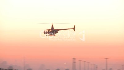Helicopters at dawn