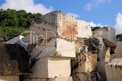 Marmor Steinbruch - marble stone pit 01