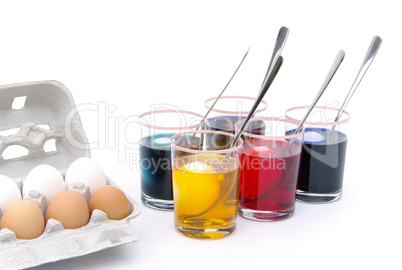 Ostereier färben - easter eggs colour 18