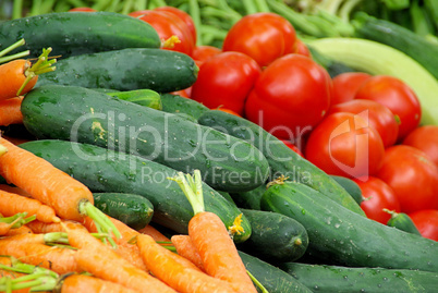 Gemüsemarkt - market stall for vegetable 01