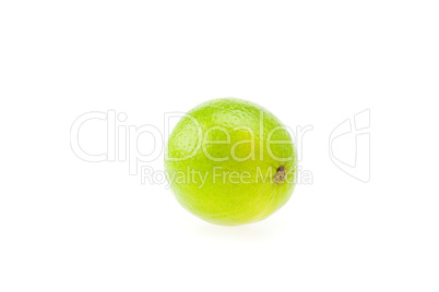 lime isolated on white