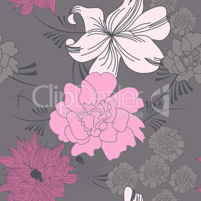 romantic seamless pattern