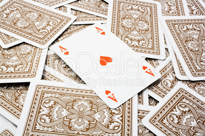 Playing cards background