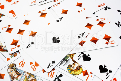 Playing cards background