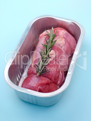 Raw Roast Veal