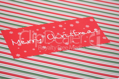 Red Christmas card