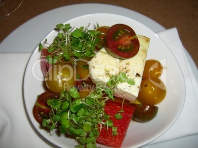 olives and cheese salad
