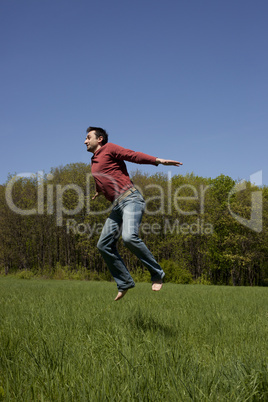 Man jumping