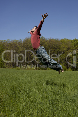 Man jumping