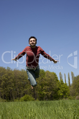 Man jumping