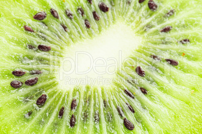 juicy kiwi isolated on white