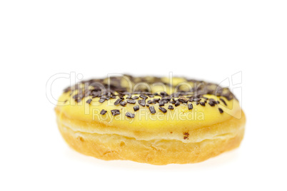 a donut isolated on white