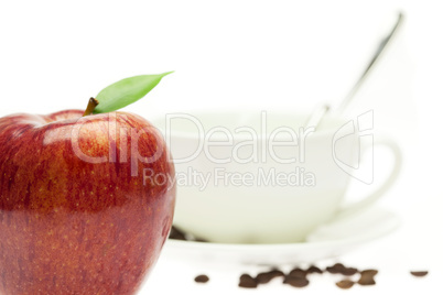 apple and a cup