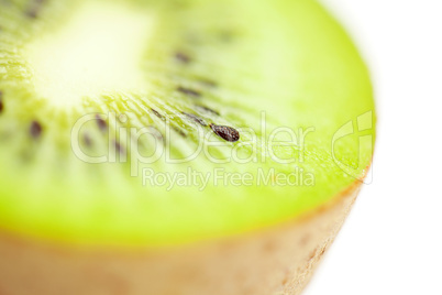 juicy kiwi isolated on white