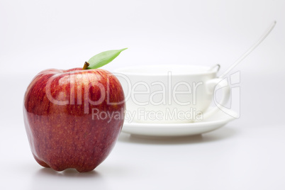 apple and a cup