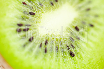 juicy kiwi isolated on white