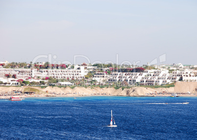 Luxury hotel in Naama Bay, Sharm el Sheikh, Egypt