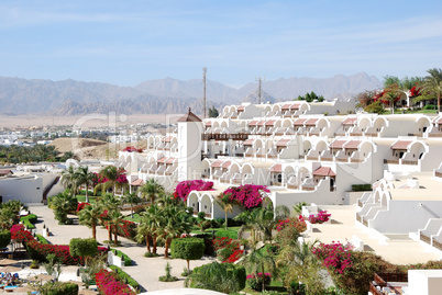 Building and recreation area of luxury hotel, Sharm el Sheikh, E