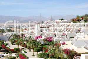 Building and recreation area of luxury hotel, Sharm el Sheikh, E