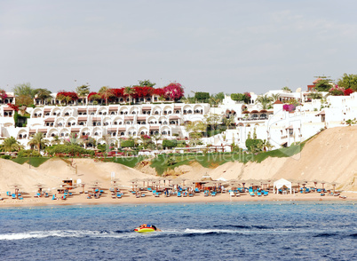 Luxury hotel in Naama Bay, Sharm el Sheikh, Egypt