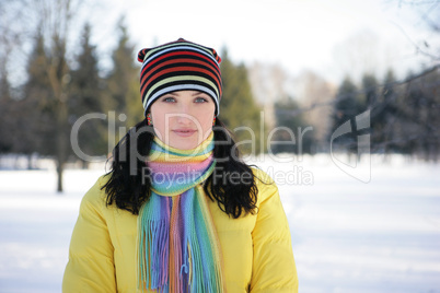 Woman in Snow