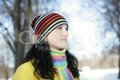Woman in Snow