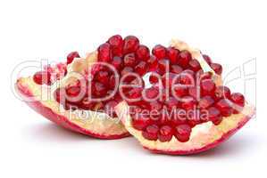 Granatapfel freigestellt - pomegranate isolated 13