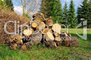 Holzstapel - stack of wood 30