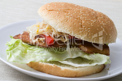 Asiatischer Burger - Asian Burger