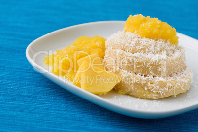 Grießpudding mit Mango - Mango Semolina  Pudding