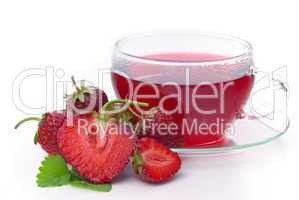 Tee Erdbeere - strawberry tea 02