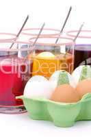 Ostereier färben - easter eggs colour 05