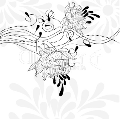 template for decorative card
