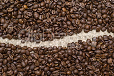 coffee grains background