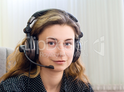 smiling customer support