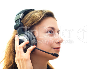 smiling customer support