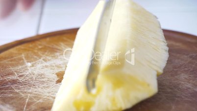 Cutting Pineapple Pieces fas