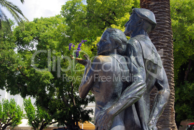 Makarska Bronzestatue - Makarska bronze statue 05