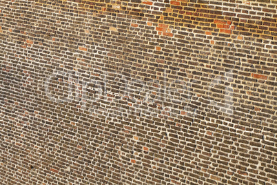 background  old brick wall