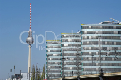 Bürotower - Hochhäuser mit Fernsehturm