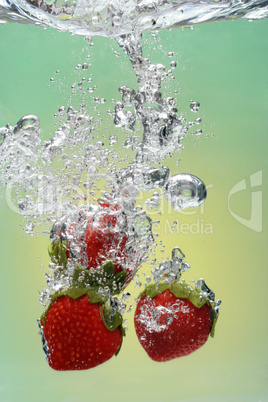 Fruits and Vegetables splash series