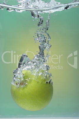 green Apple splash