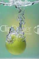 green Apple splash