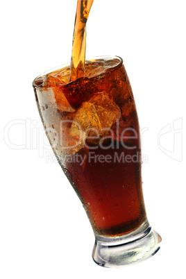 cola pouring
