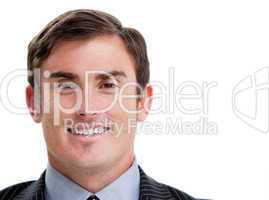 Portrait of a smiling young businessman