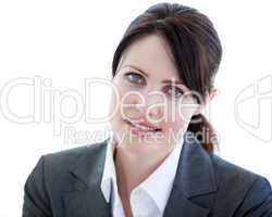 Portrait of an attractive businesswoman standing