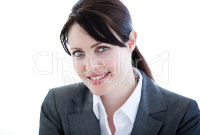 Portrait of a self-assured businesswoman standing