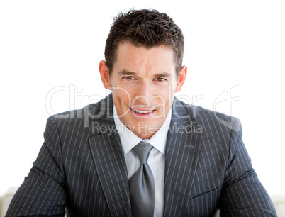 Portrait of a smiling confident businessman