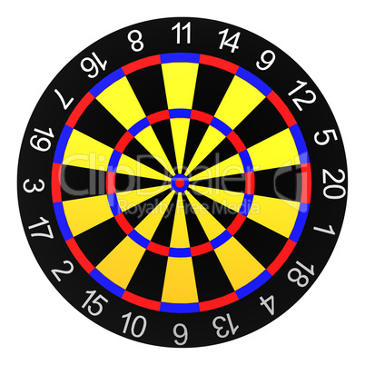 Dart board